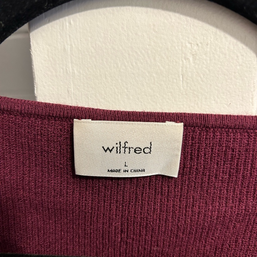 Wilfred Large Tuscany Sweater in Spiced Burgundy - Picture 2 of 2